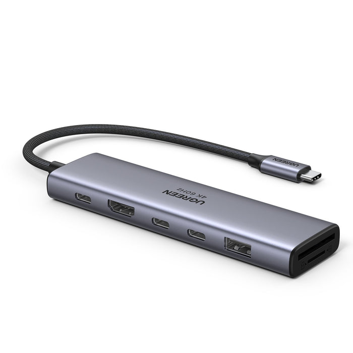 EAN 6941876245215 - Ugreen REVODOK 7-IN-1 4K@60HZ HDMI DOCK Acoplamiento Base Gris imagen 2