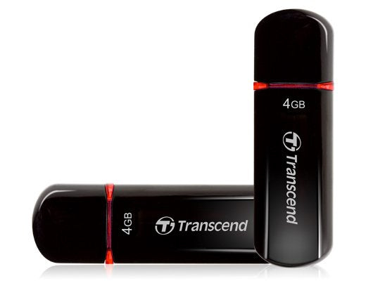 EAN 0760557816645 - Transcend JetFlash 600 unidad flash USB 4 GB USB tipo A 2.0 Negro imagen 1