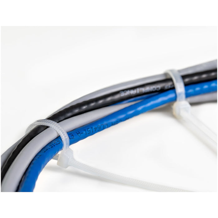 EAN 65030890748 - StarTech.com CBMZT8NK presilla Brida reutilizable Nylon, Plástico Blanco 1000 pieza(s) imagen 3