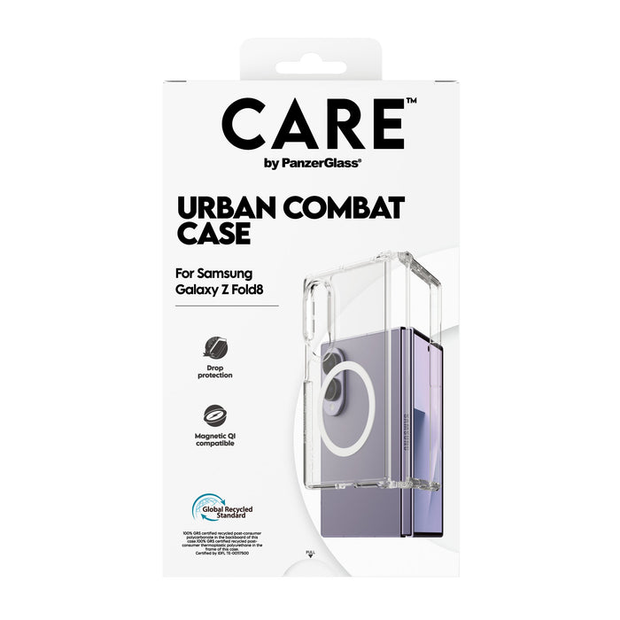 EAN 5715685046377 - PanzerGlass CARE™ by ® Urban Combat Case Transparent w. White Qi Samsung Fold8 funda para teléfono móvil  imagen 3