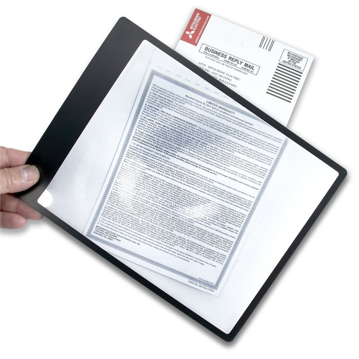 EAN 0750668001658 - Carson MAGNISHEET lente de aumento y lupa 2x Negro imagen 2