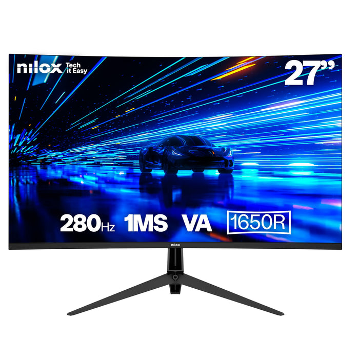 EAN 8431775036239 - Nilox NXM27CV28001 pantalla para PC 68,6 cm (27") 1920 x 1080 Pixeles Full HD LED Negro imagen 1