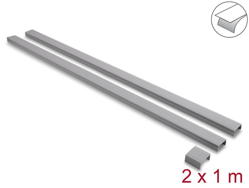 EAN 4043619220915 - DeLOCK 22091 organizador de cables Universal Panel guíacables Gris 2 pieza(s) imagen 1