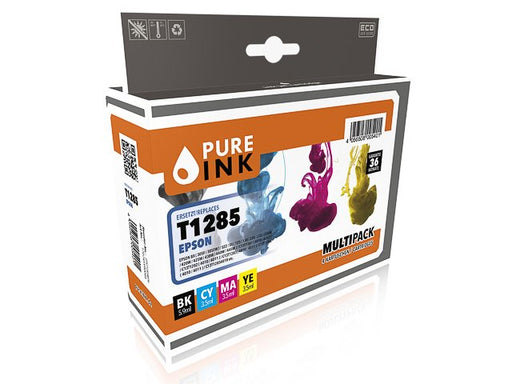 EAN 4056508005401 - Pure Ink 170745990046 cartucho de tinta 4 pieza(s) Compatible Rendimiento estándar Negro, Cian, Magenta,  imagen 1