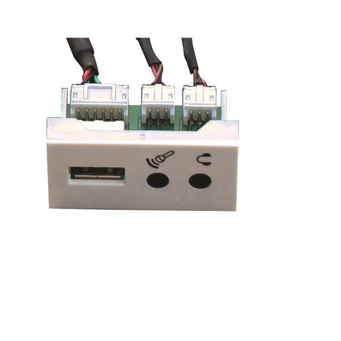 EAN 5714590002997 - Garbot FA-2420-USB-MIC-PHJ-F/F-PH-20 toma de corriente Blanco imagen 1