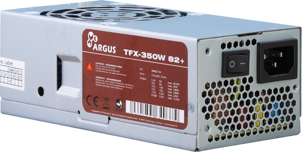 EAN 4260455640374 - Inter-Tech TFX-350W unidad de fuente de alimentación 20+4 pin ATX ATX Gris imagen 1