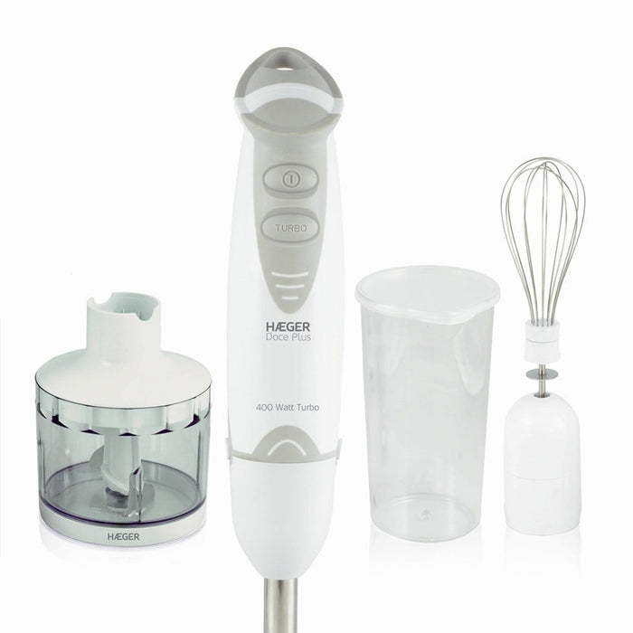 EAN 5608475004780 - Haeger HB-400.012A licuadora Batidora de inmersión 400 W Gris, Blanco imagen 2