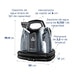 EAN 0011120272307 - Bissell SpotClean Plus máquina de limpieza de alfombras Húmedo Negro, Transparente imagen 10