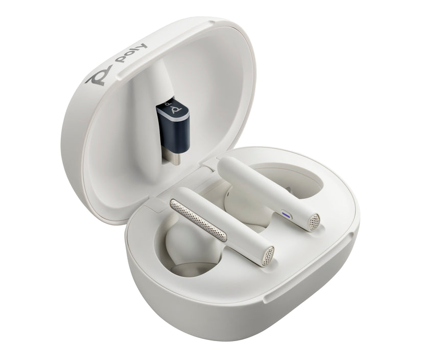 EAN 197497838633 - HP Poly Voyager Free 60/60+ White Earbuds (2 Pieces) imagen 1