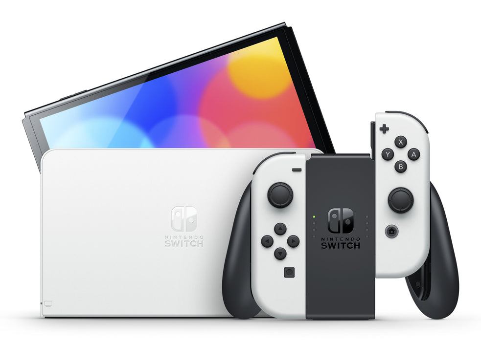 EAN 0045496453435 - Nintendo Switch OLED videoconsola portátil 17,8 cm (7") 64 GB Pantalla táctil Wifi Blanco imagen 2