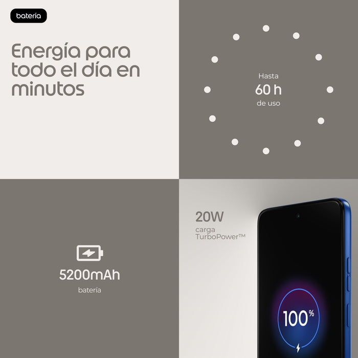 EAN 8033779086939 - Motorola moto g47 16,9 cm (6.67") SIM doble Android 16.0 5G USB Tipo C 8 GB 128 GB 5200 mAh Azul imagen 11