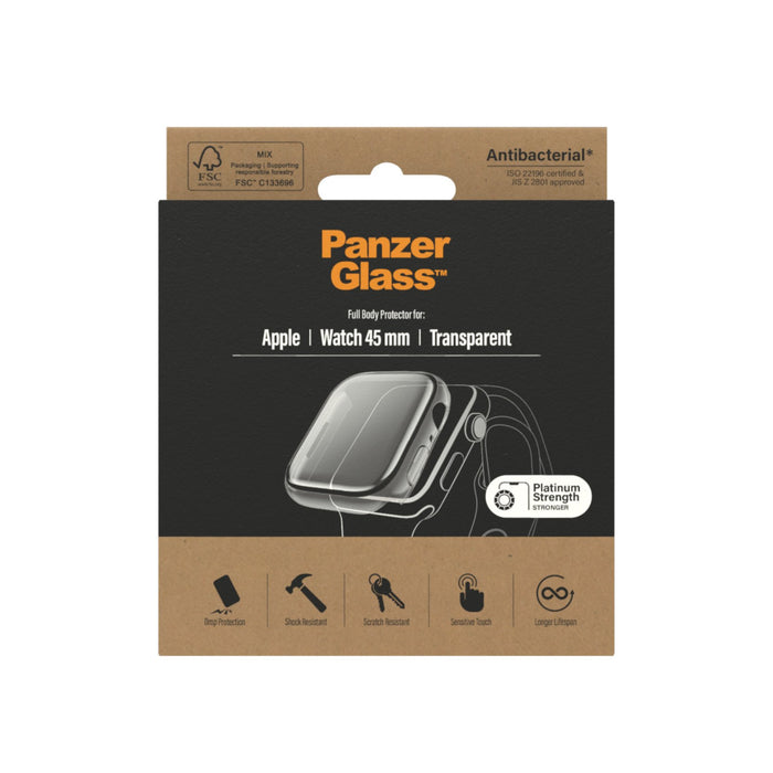 EAN 5711724036590 - PanzerGlass ® Full body Case Apple Watch Series 9 | 8 | 7 | 45mm | Transparent Protector de pantalla 1 pi imagen 3