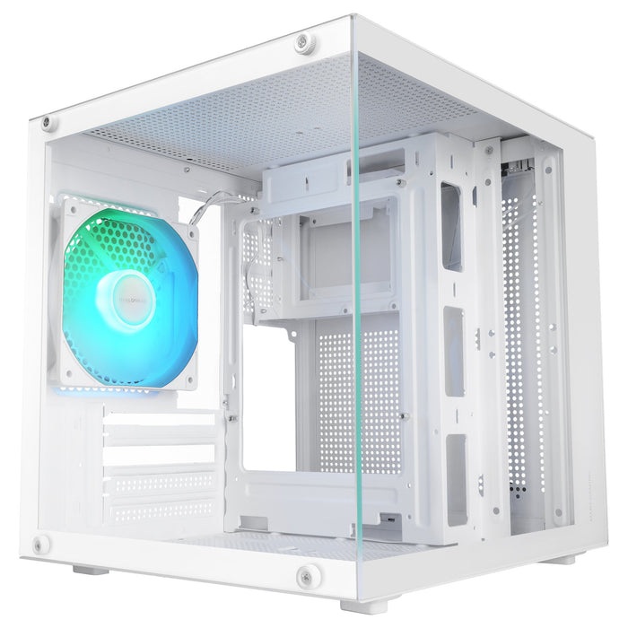 EAN 8435693114819 - Mars Gaming MC-CUBEW carcasa de ordenador Mini Tower Blanco imagen 1