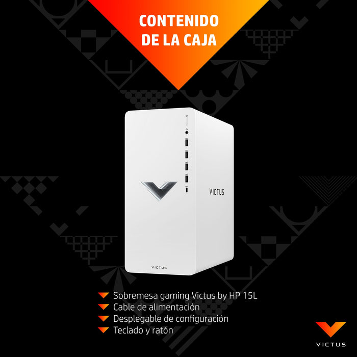EAN 0196786500459 - Victus by HP 0108ns PC AMD Ryzen™ 5 5600G 16 GB DDR4-SDRAM 512 GB SSD AMD Radeon RX 6400 Windows 11 Home  imagen 23
