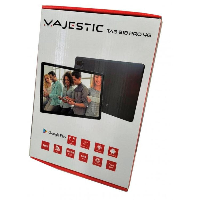 EAN 8002829814433 - New Majestic TAB 918 PRO 4G 128 GB 26,4 cm (10.4") 6 GB Wi-Fi 5 (802.11ac) Android 13 Negro imagen 3
