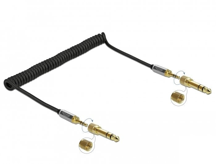 EAN 4043619858378 - DeLOCK 85837 cable de audio 2 m 3,5mm Negro imagen 1