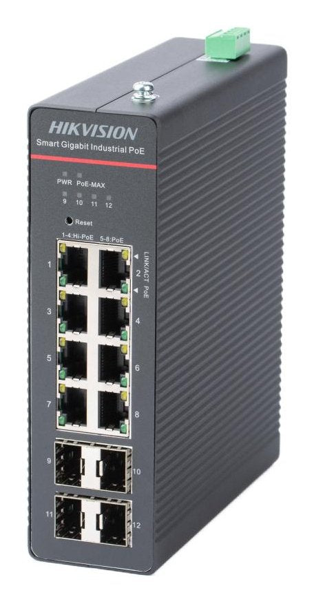 EAN 6936422147730 - Hikvision DS-3T1512HP-SI-8P4FKIT(240W) switch Gestionado Gigabit Ethernet (10/100/1000) Energía sobre Eth imagen 1
