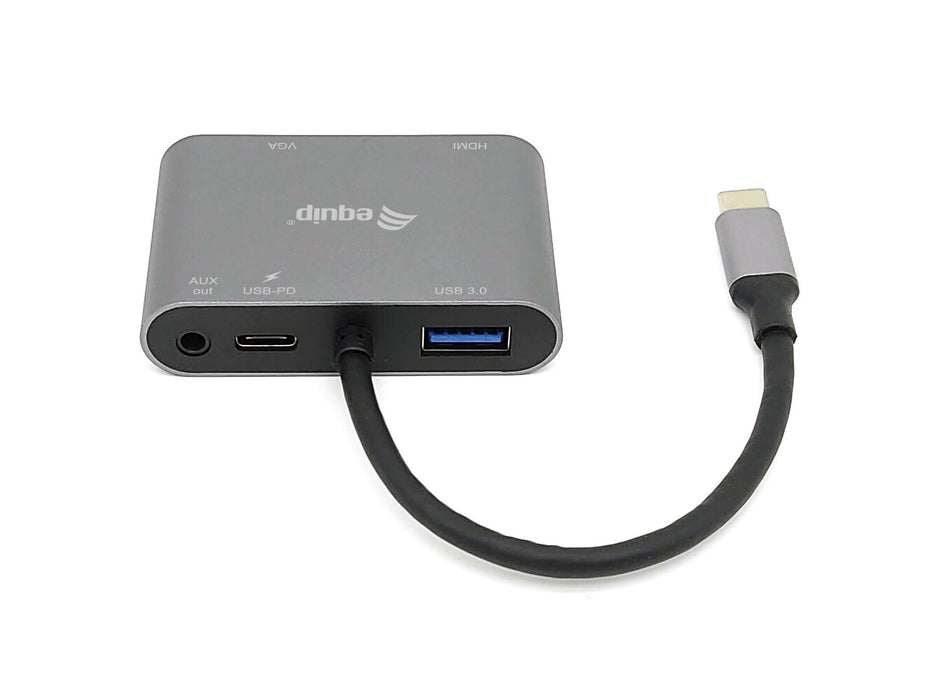 EAN 4015867227589 - Equip 133483 base para portátil y replicador de puertos Alámbrico USB 3.2 Gen 1 (3.1 Gen 1) Type-C Negro, imagen 2