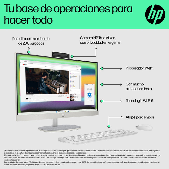EAN 0198122505616 - HP 24-cr0050ns Intel® Core™ i5 i5-1335U 60,5 cm (23.8") 1920 x 1080 Pixeles PC todo en uno 16 GB DDR4-SDR imagen 6