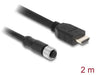 EAN 4043619812189 - DeLOCK 81218 cable para sensor y actuador 2 m M12 HDMI Negro imagen 2