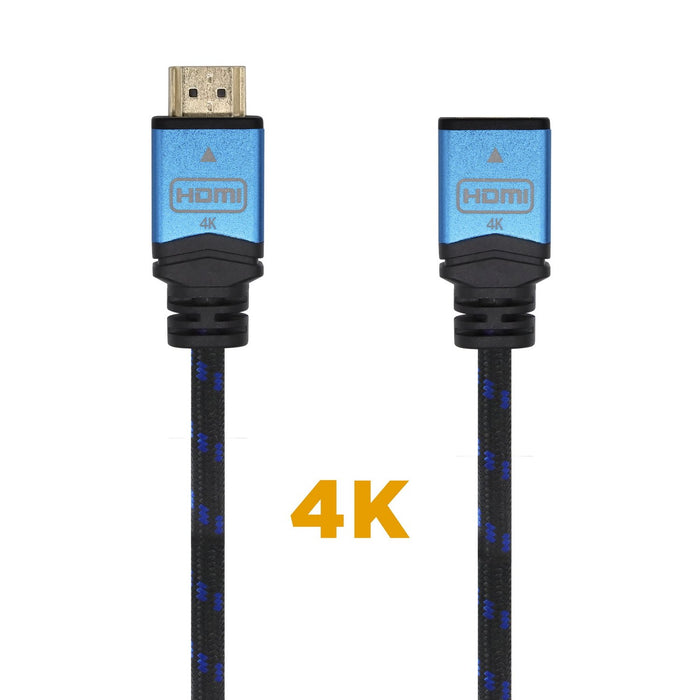 EAN 8436574705072 - AISENS A120-0453 cable HDMI 2 m HDMI tipo A (Estándar) Negro, Azul imagen 3