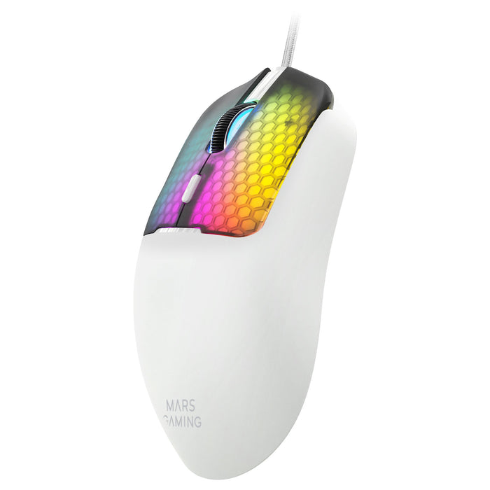 EAN 8435693114307 - Mars Gaming MMVIPERW ratón Juego mano derecha USB Type-A + USB Type-C Óptico 12800 DPI imagen 6
