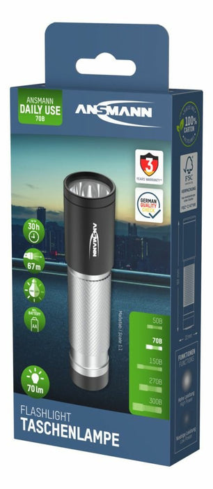 EAN 4013674179169 - Ansmann 1600-0427 linterna Negro, Plata Linterna de mano LED imagen 18