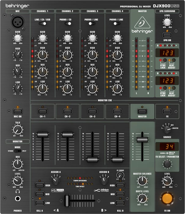EAN 4033653130462 - Behringer DJX900USB mezclador DJ 5 canales imagen 1
