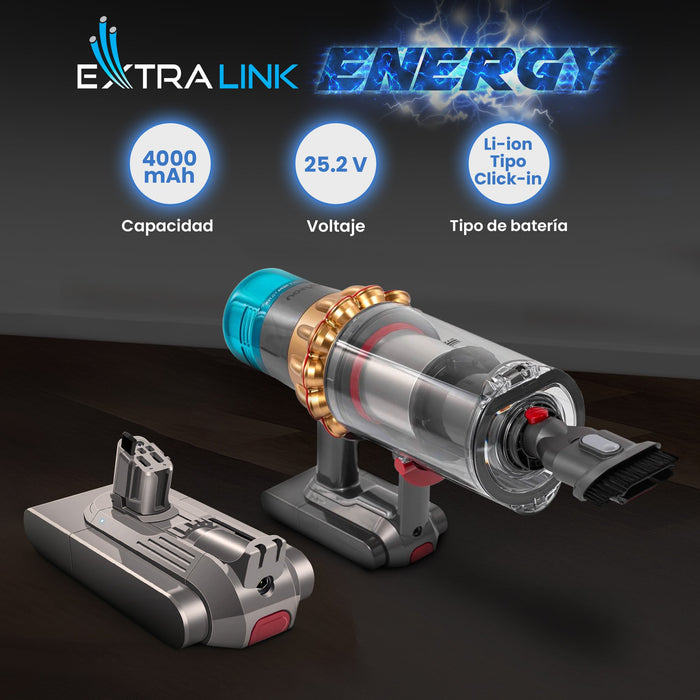 EAN 5907207222998 - Extralink BATERIA DYSON, V11 (CLICK TYPE) 25.2V 4000MAH Batería Aspiradora sin cables imagen 9