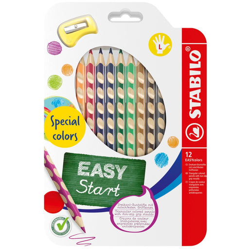 EAN 4006381606011 - STABILO EASYcolors Azul violeta, Marrón, Carmín, Verde esmeralda, Oro, Verde, Gris, Marina, Ocre, Plata,  imagen 1