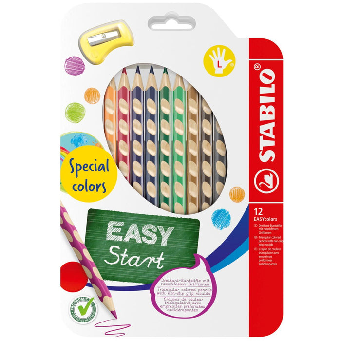 EAN 4006381606011 - STABILO EASYcolors Azul violeta, Marrón, Carmín, Verde esmeralda, Oro, Verde, Gris, Marina, Ocre, Plata,  imagen 1