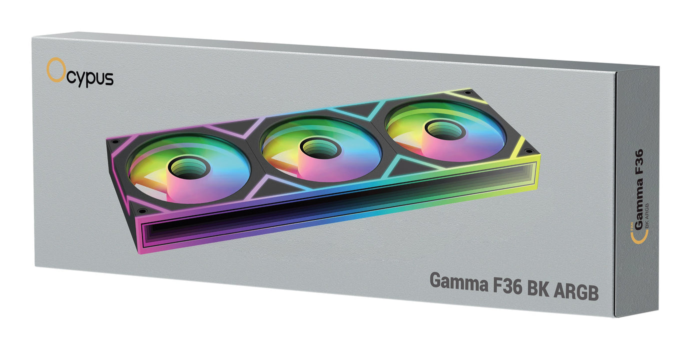 EAN 6977414882260 - Ocypus Gamma F36 ARGB Carcasa del ordenador Ventilador 12 cm Negro 1 pieza(s) imagen 7