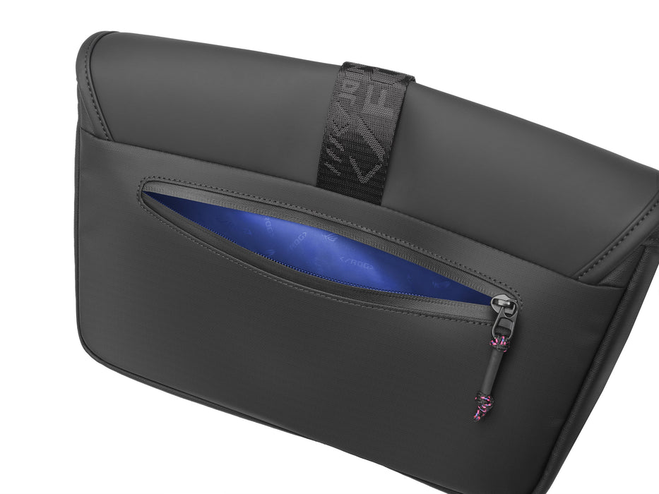 EAN 4711387814796 - ASUS BC3004 ROG SLASH SLING BAG 4.0 Bandolera cuero PU, Poliéster Negro imagen 15