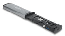 EAN 4043619910182 - DeLOCK 91018 lector de tarjeta USB 3.2 Gen 1 (3.1 Gen 1) Type-A/Type-C Negro, Gris imagen 3