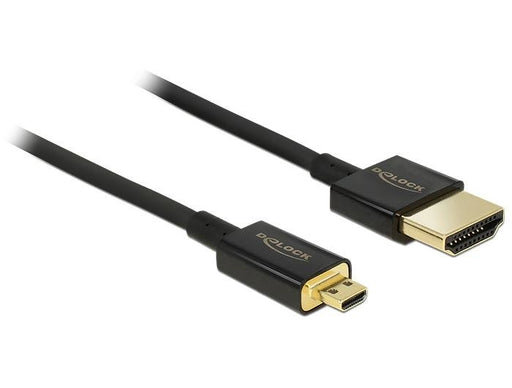 EAN 4043619847839 - DeLOCK HDMI-A/HDMI Micro-D, 2 m cable HDMI HDMI tipo A (Estándar) HDMI tipo D (Micro) Negro imagen 1