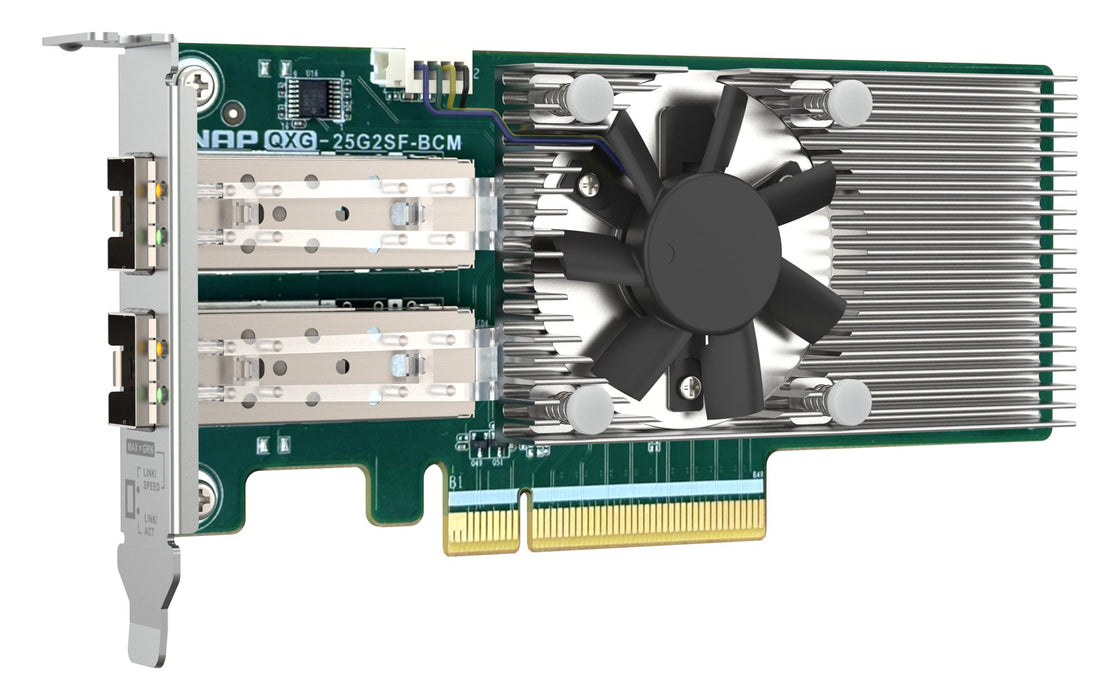 EAN 4711103082058 - QNAP QXG-25G2SF-BCM adaptador y tarjeta de red Interno Fibra 25000 Mbit/s imagen 4