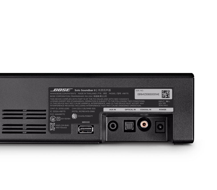 EAN 17817850957 - Bose Solo Soundbar Series II Negro imagen 4