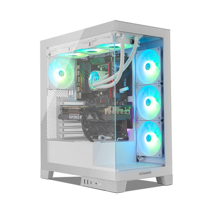 EAN 8436587974854 - NOX Hummer Glock Midi Tower Blanco imagen 2