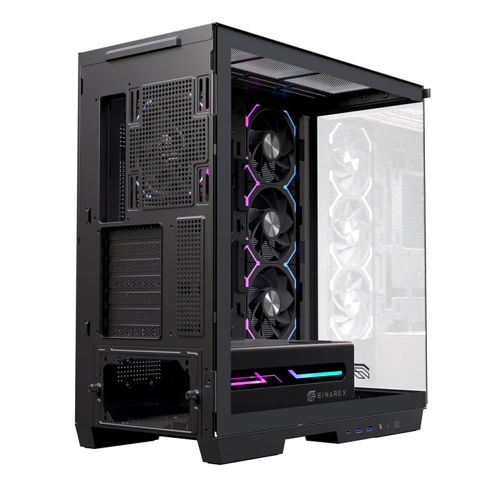 EAN 6977277360479 - Einarex EXCS-ZE-10KR-B carcasa de ordenador Midi Tower Negro imagen 6
