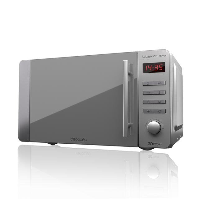EAN 8435484015325 - Cecotec 01532 microondas Plata Solo microondas Encimera 20 L 700 W imagen 5