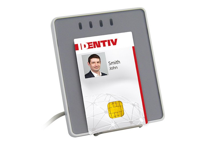 EAN 5715328087507 - Identive uTrust 4701 F lector de tarjeta inteligente Interior USB 2.0 Gris imagen 1