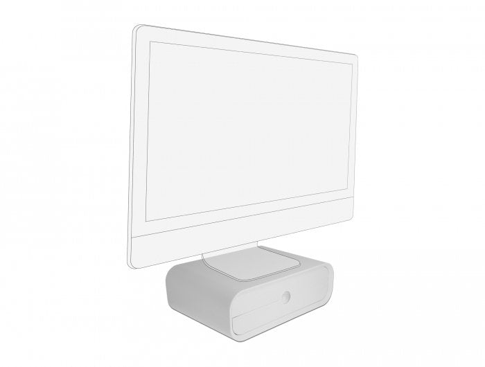 EAN 4043619183258 - DeLOCK 18325 soporte para monitor Escritorio Blanco imagen 4