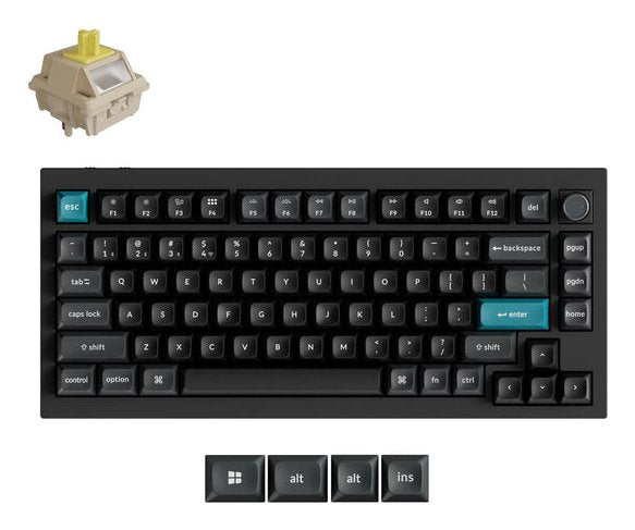 EAN 4894979042859 - Keychron Q1 Ultra 8K teclado Juego USB + RF Wireless + Bluetooth Negro imagen 1