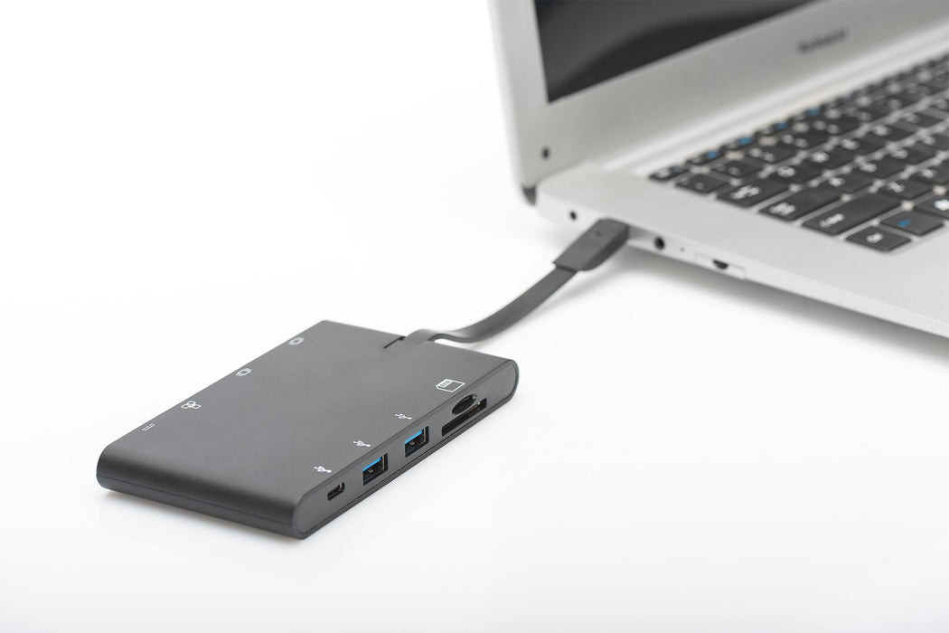 EAN 4016032441250 - Digitus DA-70865 base para portátil y replicador de puertos Alámbrico USB 3.2 Gen 1 (3.1 Gen 1) Type-C Ne imagen 4
