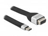 EAN 4043619869350 - DeLOCK 86935 adaptador de cable de vídeo 0,13 m USB Tipo C VGA (D-Sub) Negro, Plata imagen 2