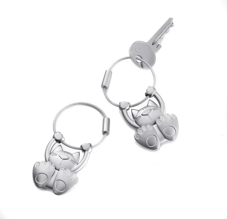 EAN 4024023117442 - TROIKA KR10-20/MA llavero y llavero tipo cartera Anilla de llavero Plata imagen 1