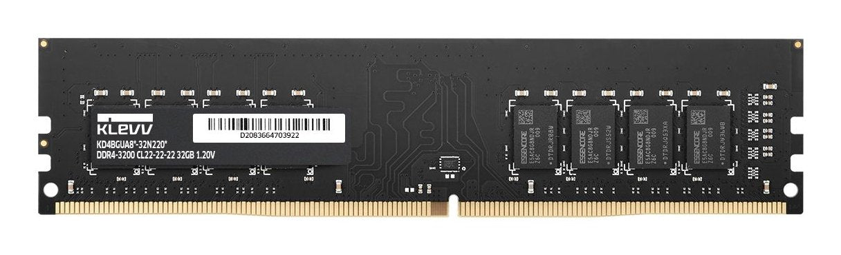 EAN 4895194966999 - Klevv KD4BGUA80-32N220A módulo de memoria 32 GB 1 x 32 GB DDR4 3200 MT/s 288-pin DIMM imagen 1