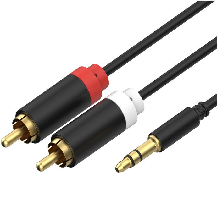 EAN 4250696644736 - shiverpeaks FL31-34155 cable de audio 1,5 m 3,5mm 2 x RCA Negro imagen 1