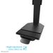 EAN 8717371449889 - Neomounts FL55-975BL1 mueble y soporte para dispositivo multimedia Negro Panel plano Carro/soporte de sue imagen 7