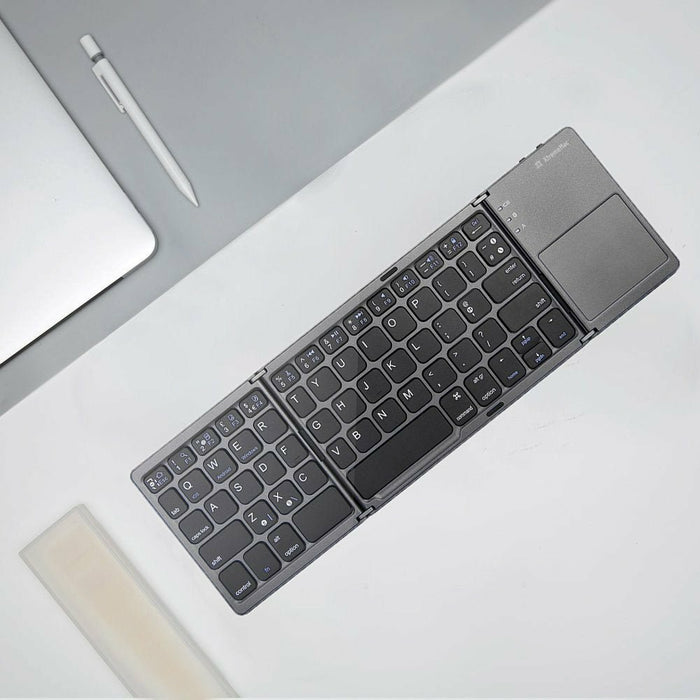 EAN 5453003782391 - XtremeMac XWH-FLK-13 teclado Universal Bluetooth AZERTY Francés Gris imagen 2